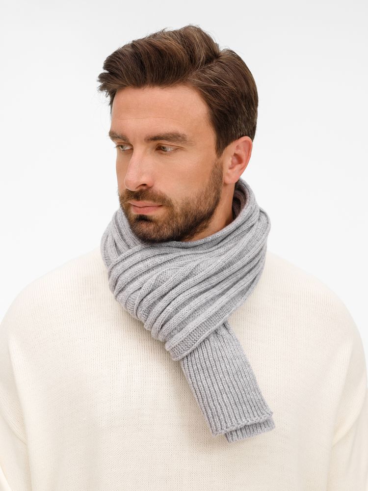 Шарф Bellish, светло-серый меланж — изображение 6