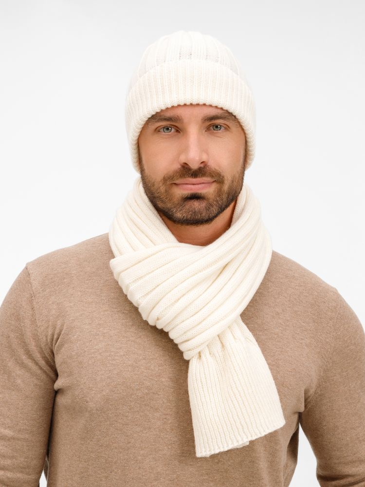 Шарф Bellish, белый (ванильный) — изображение 9