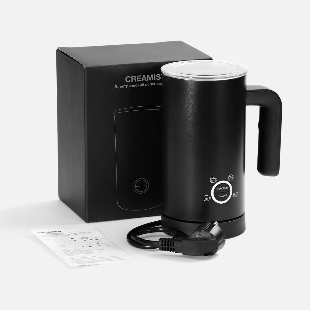 Электрический вспениватель молока Creamistry, черный — изображение 7