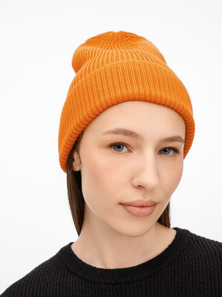 Шапка Nobilis Mono, оранжевая (абрикос) — изображение 7