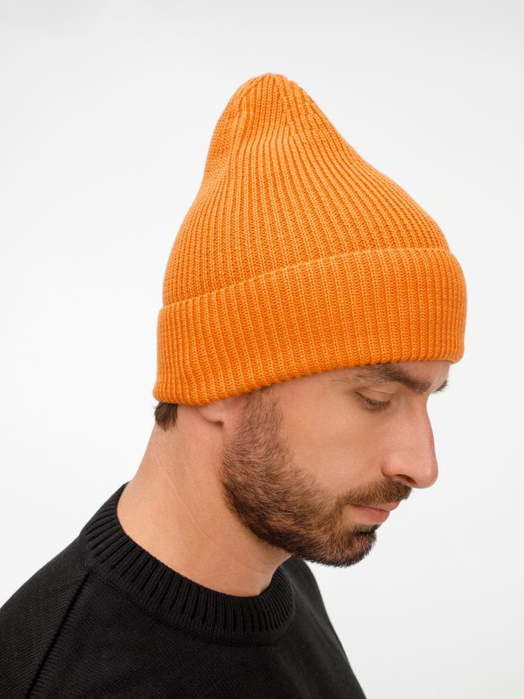 Шапка Nobilis Mono, оранжевая (абрикос) — изображение 6