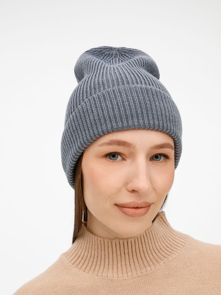 Шапка Nobilis Mono, серая (стальная) — изображение 7