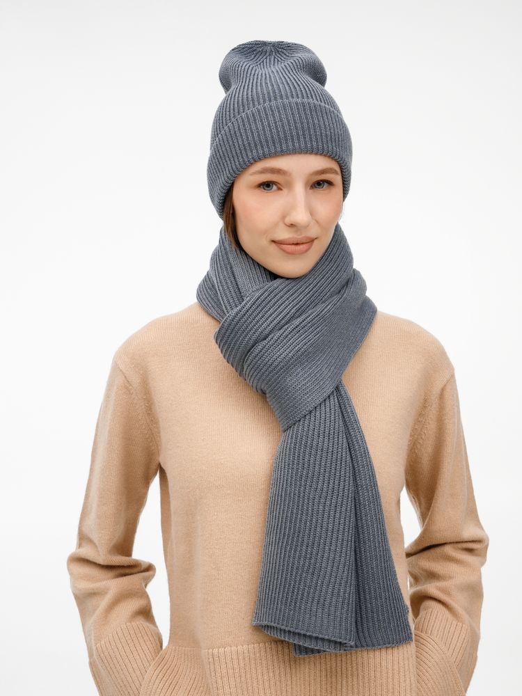 Шапка Nobilis Mono, серая (стальная) — изображение 9