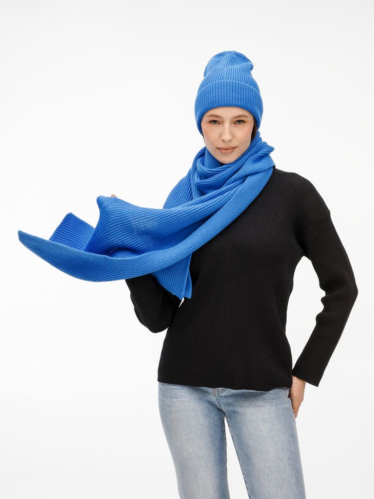 Шапка Nobilis Mono, синяя (аква) — изображение 9