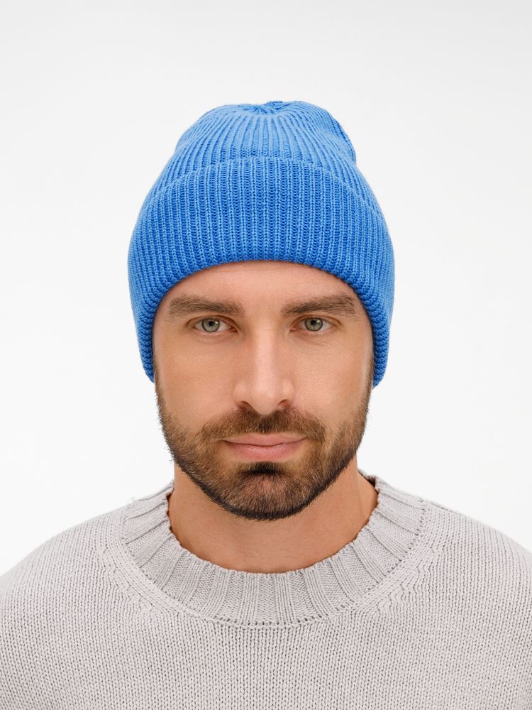 Шапка Nobilis Mono, синяя (аква) — изображение 5