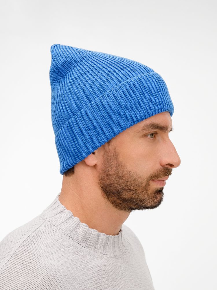 Шапка Nobilis Mono, синяя (аква) — изображение 6