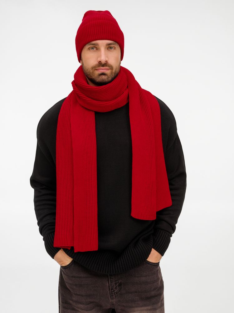 Шапка Nobilis Mono, красная — изображение 10