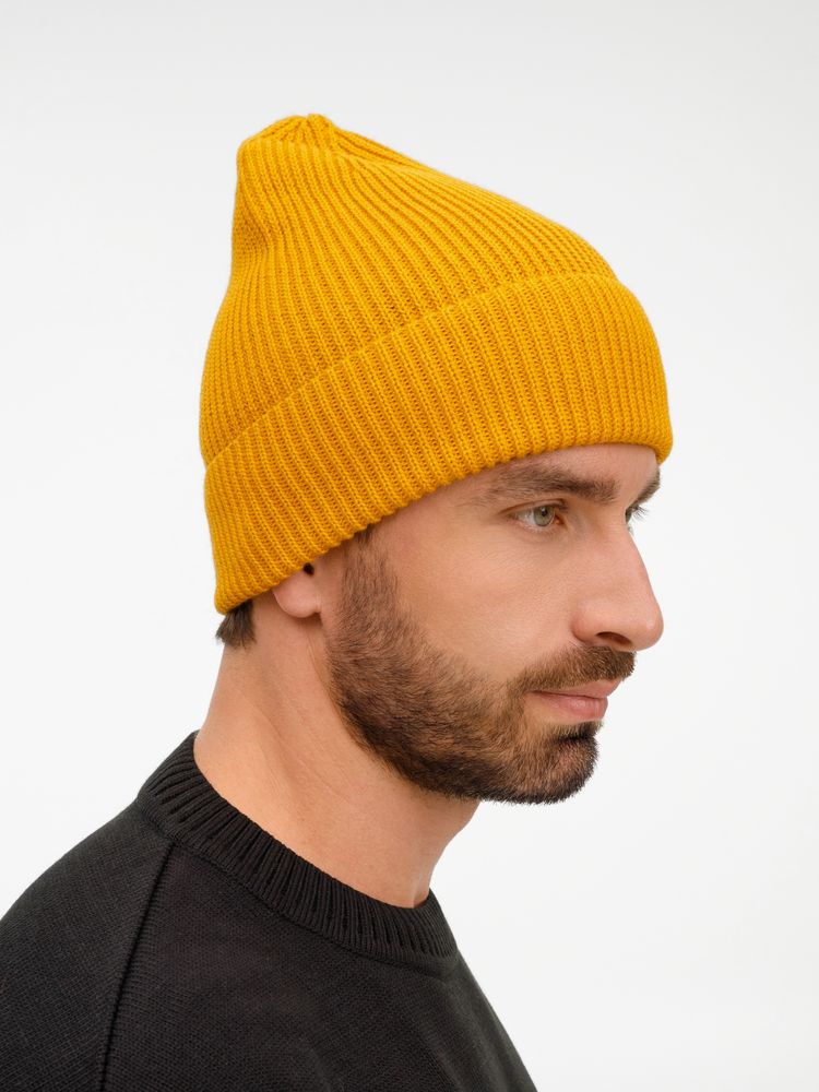 Шапка Nobilis Mono, желтая (медовая) — изображение 6