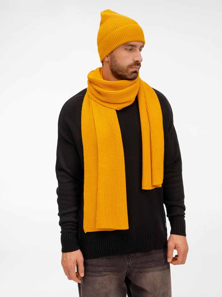 Шапка Nobilis Mono, желтая (медовая) — изображение 10