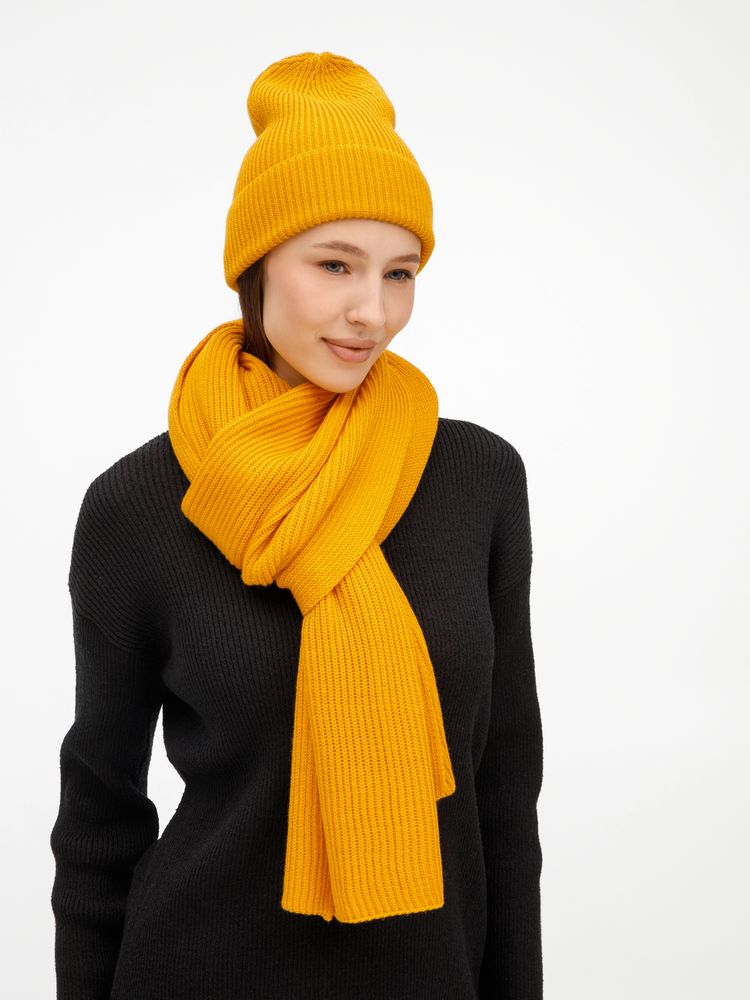 Шапка Nobilis Mono, желтая (медовая) — изображение 9