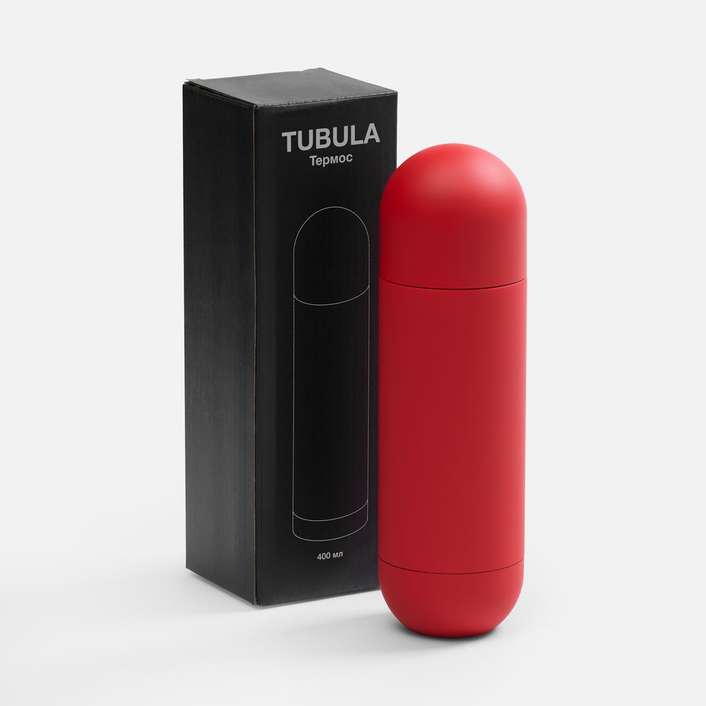 Термос Tubula Soft Touch, красный — изображение 6
