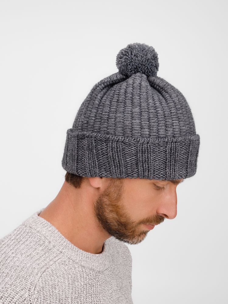 Шапка Frissonelle, серый меланж — изображение 4