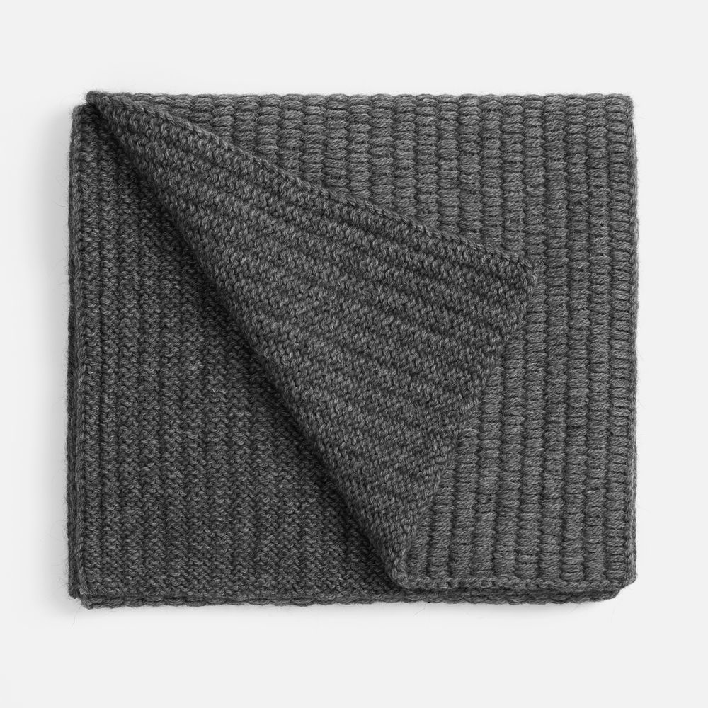 Шарф Frissonelle, серый меланж — изображение 4