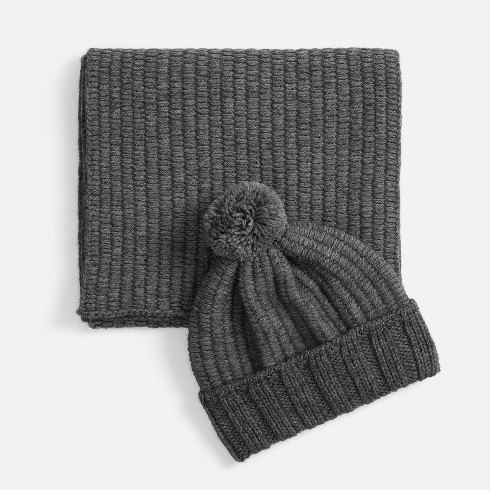 Шарф Frissonelle, серый меланж — изображение 5