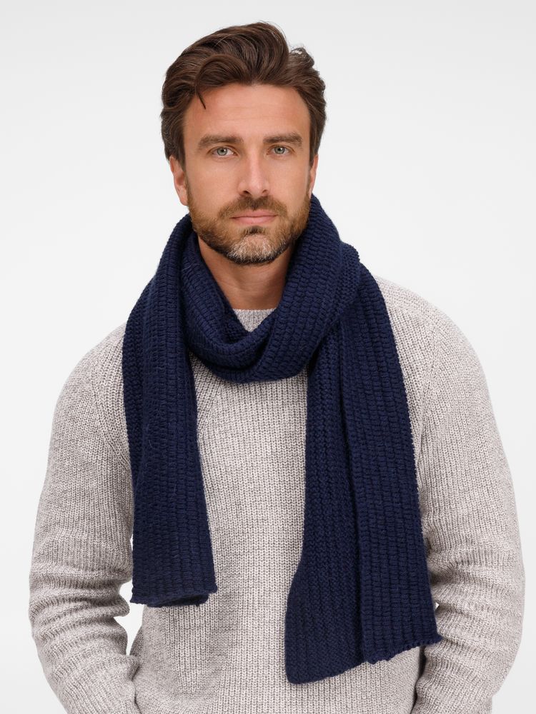 Шарф Frissonelle, темно-синий — изображение 6