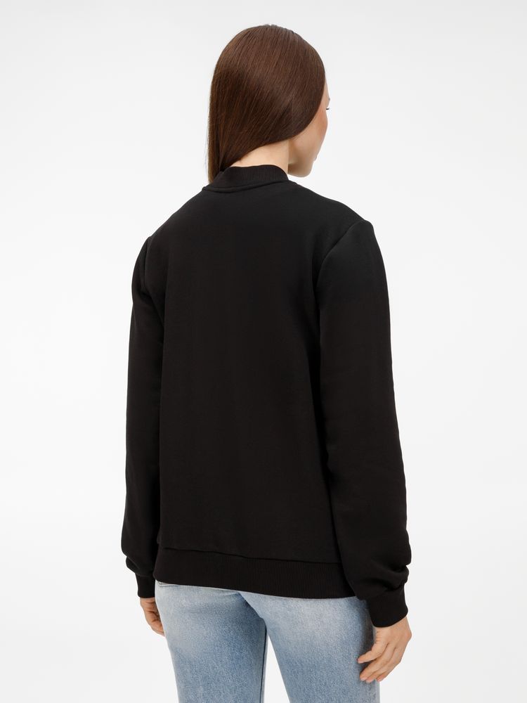 Бомбер унисекс Nuppu, черный — изображение 11