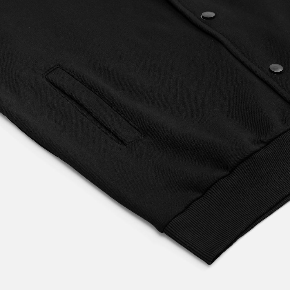 Бомбер унисекс Nuppu, черный — изображение 7