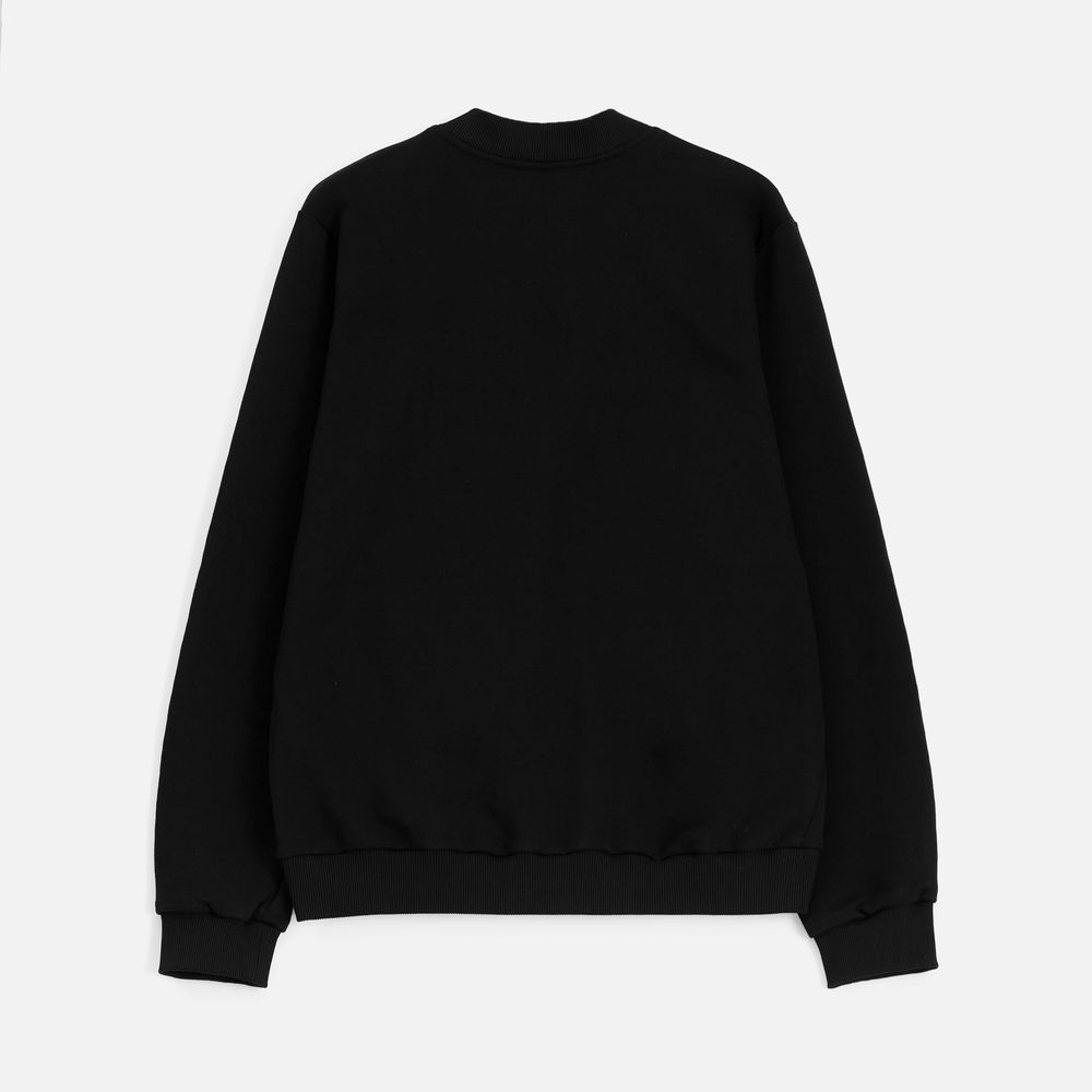 Бомбер унисекс Nuppu, черный — изображение 4