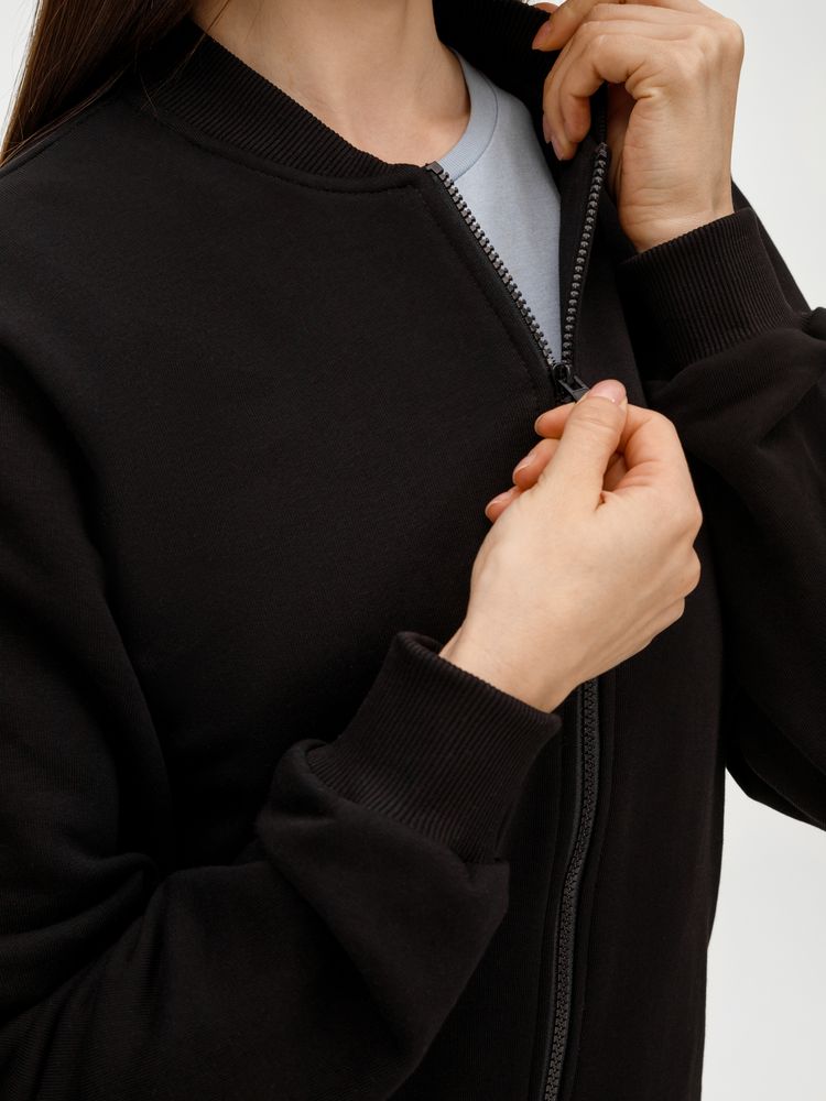 Бомбер унисекс Townie, черный — изображение 12