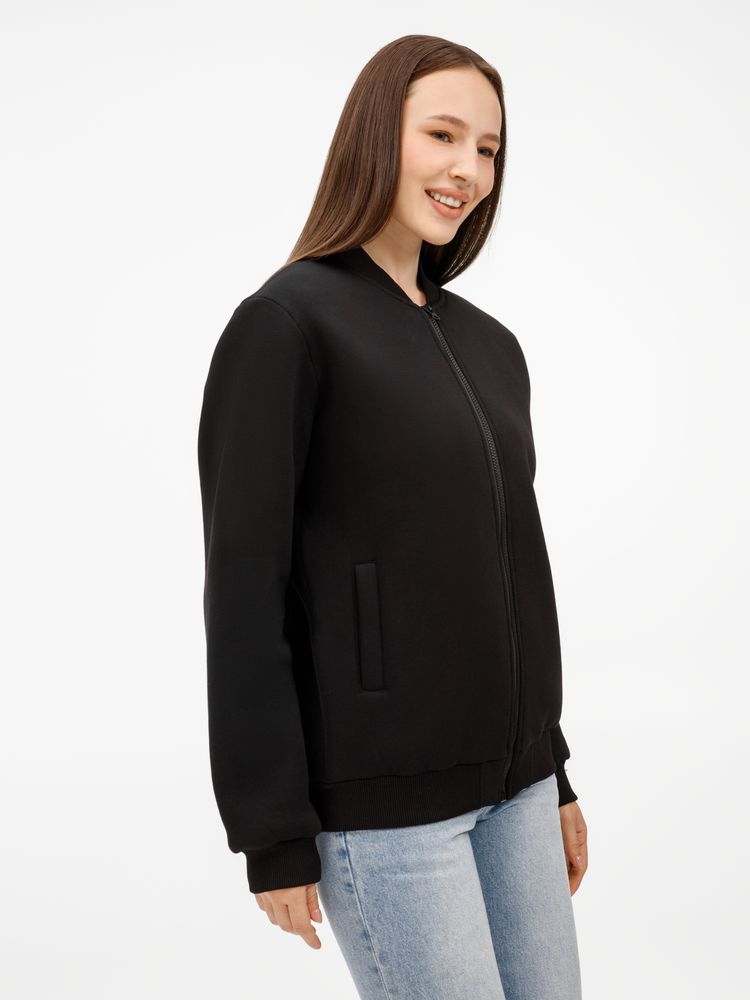 Бомбер унисекс Estado, черный — изображение 10