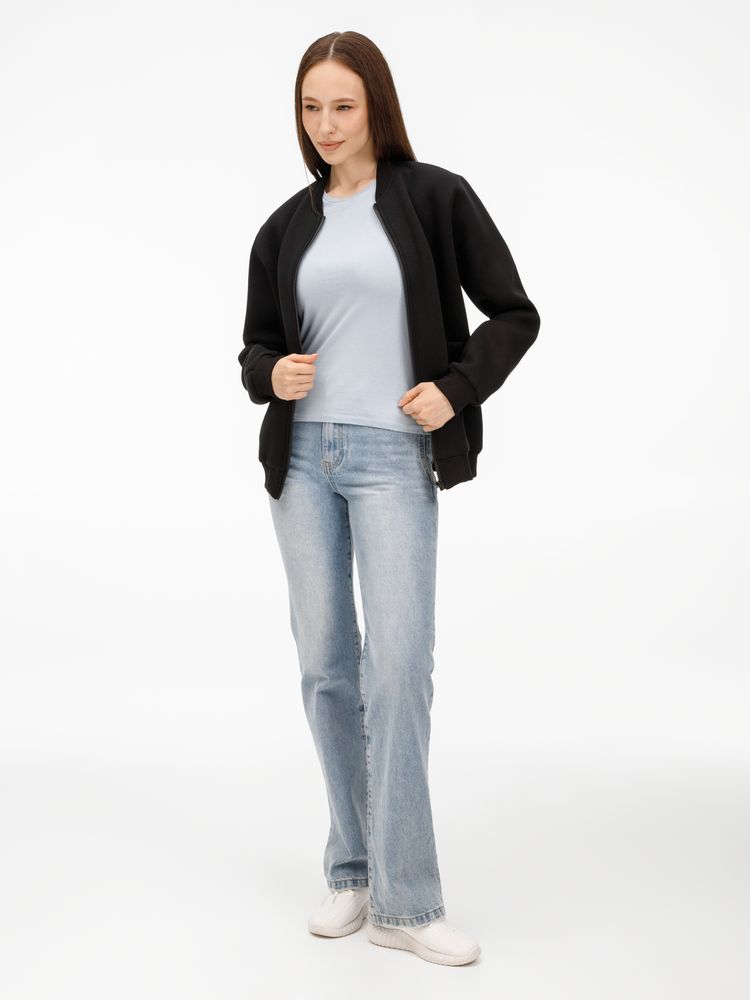 Бомбер унисекс Estado, черный — изображение 14