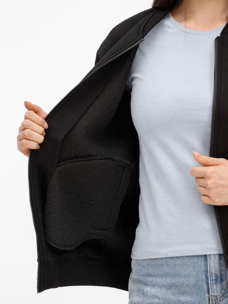 Бомбер унисекс Estado, черный — изображение 15