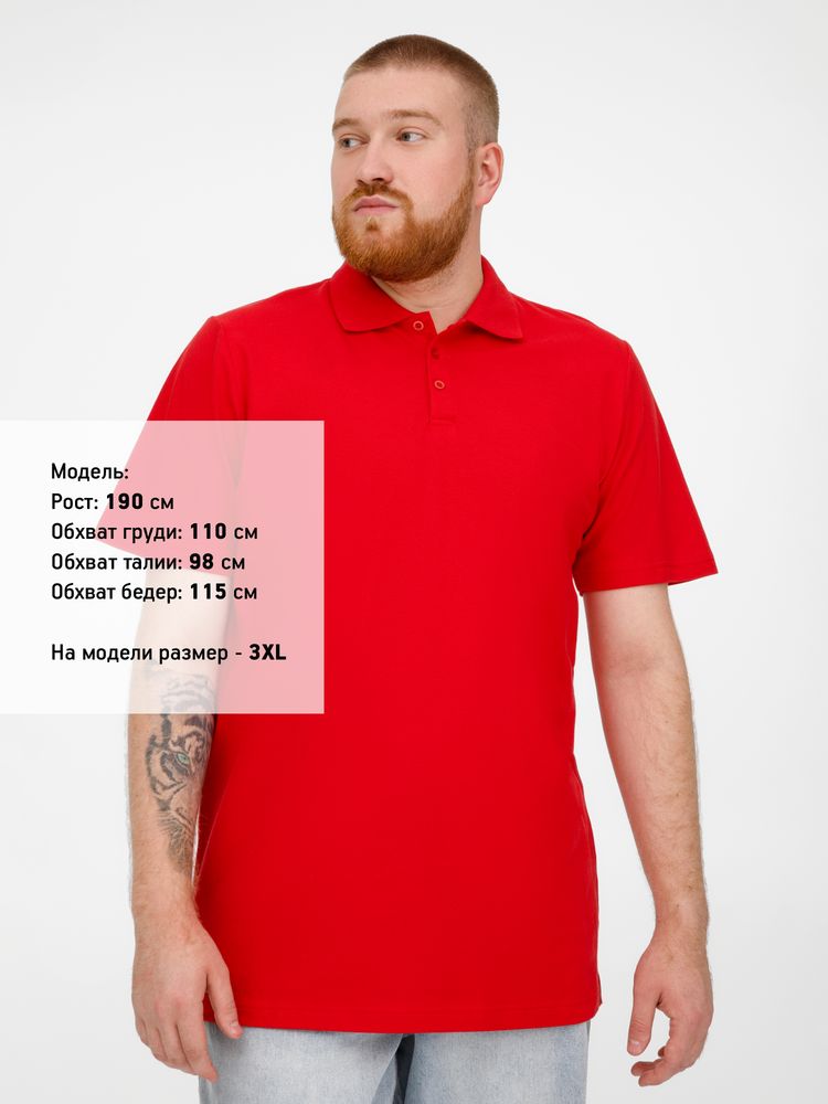 Рубашка поло мужская Virma Light, красная — изображение 11