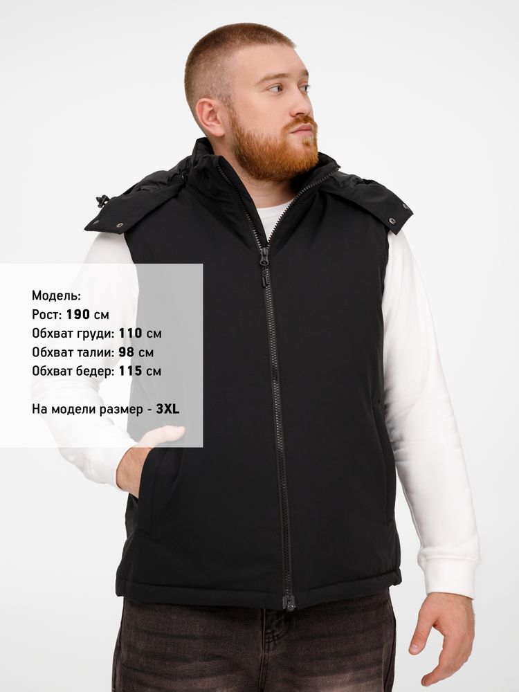 Жилет унисекс Sfera, черный — изображение 23