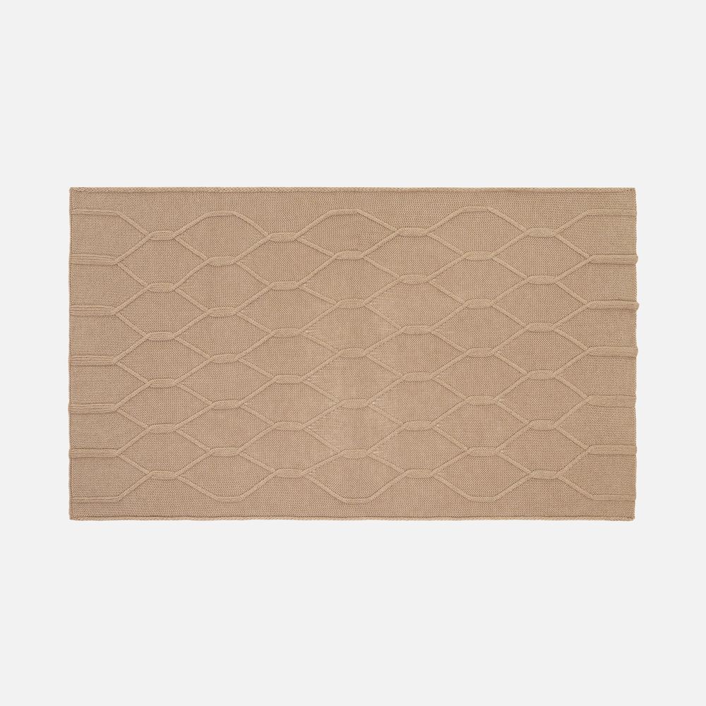 Плед Curve Verve, бежевый меланж — изображение 5