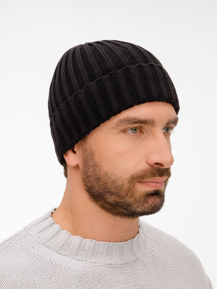 Шапка Faculty, черная — изображение 5