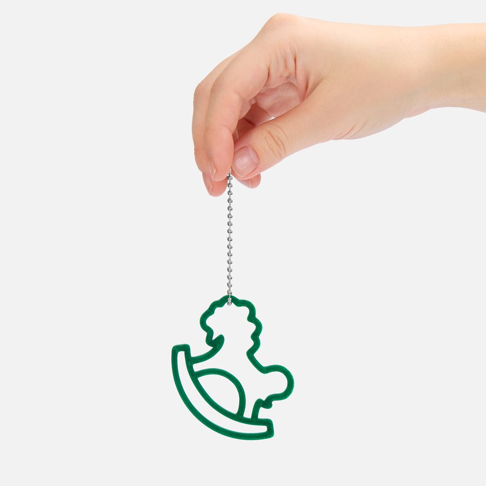 Подвеска «Лошадка-качалка», 3D-печать, зеленая — изображение 4