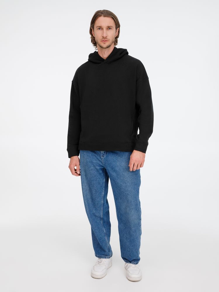 Худи оверсайз унисекс Tolla, черное — изображение 17