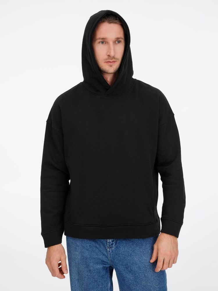 Худи оверсайз унисекс Tolla, черное — изображение 14