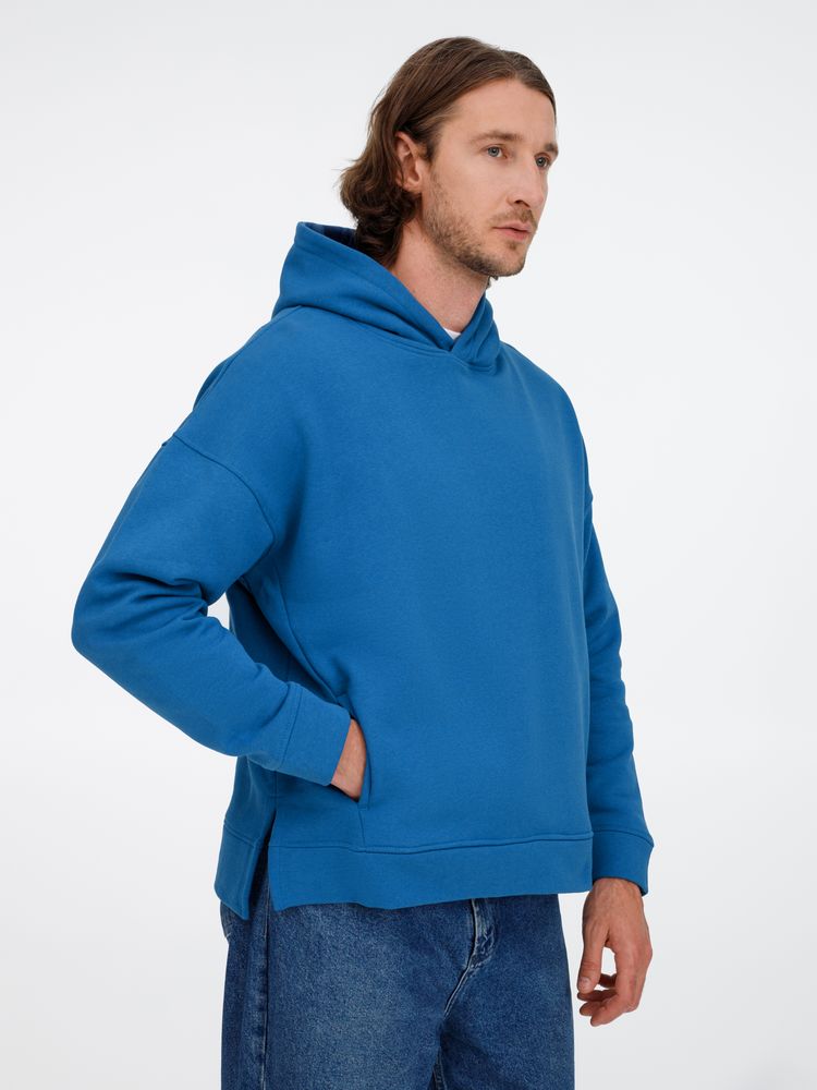 Худи оверсайз унисекс Tolla, синее (джинс) — изображение 14