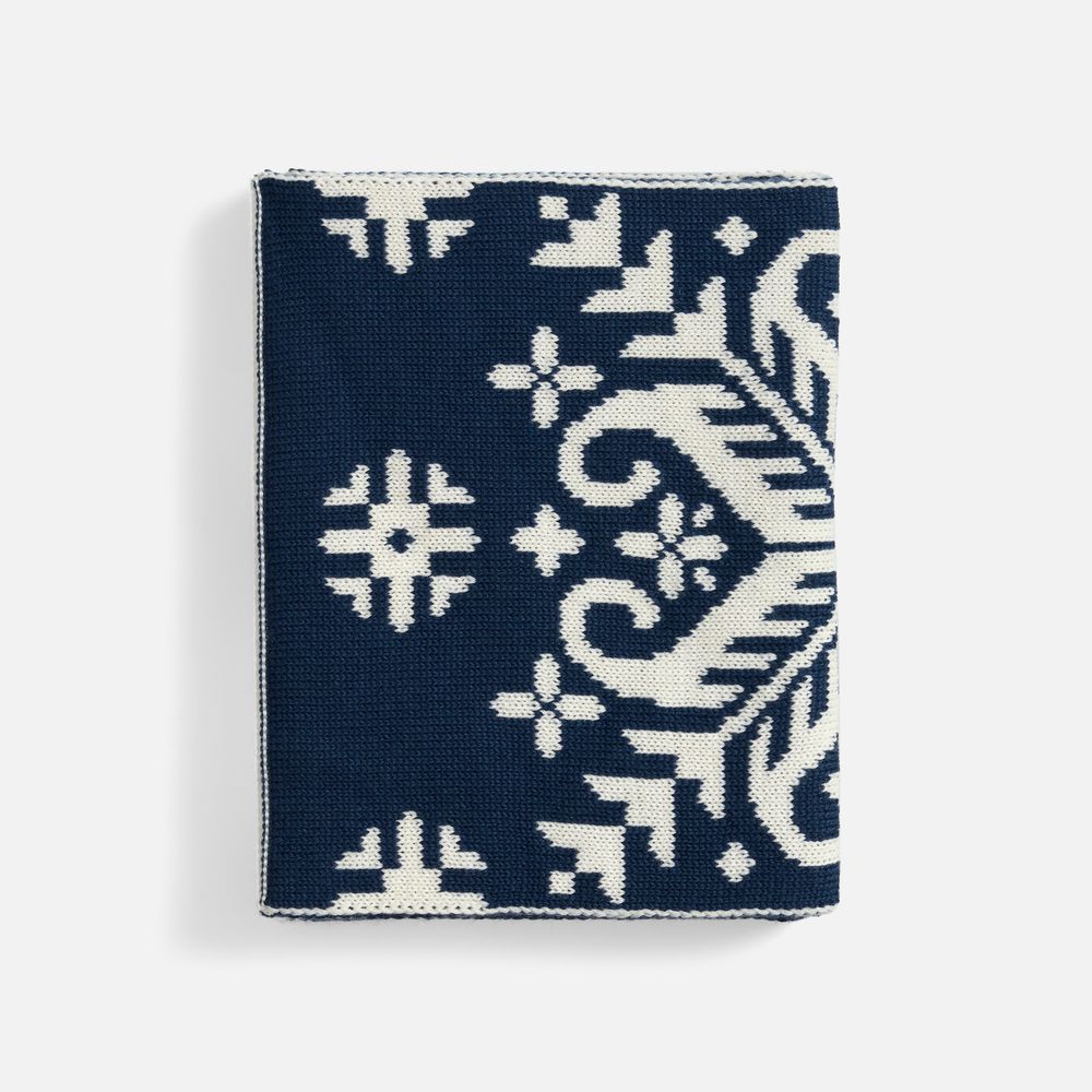 Шарф Wintertude M, синий с белым — изображение 4