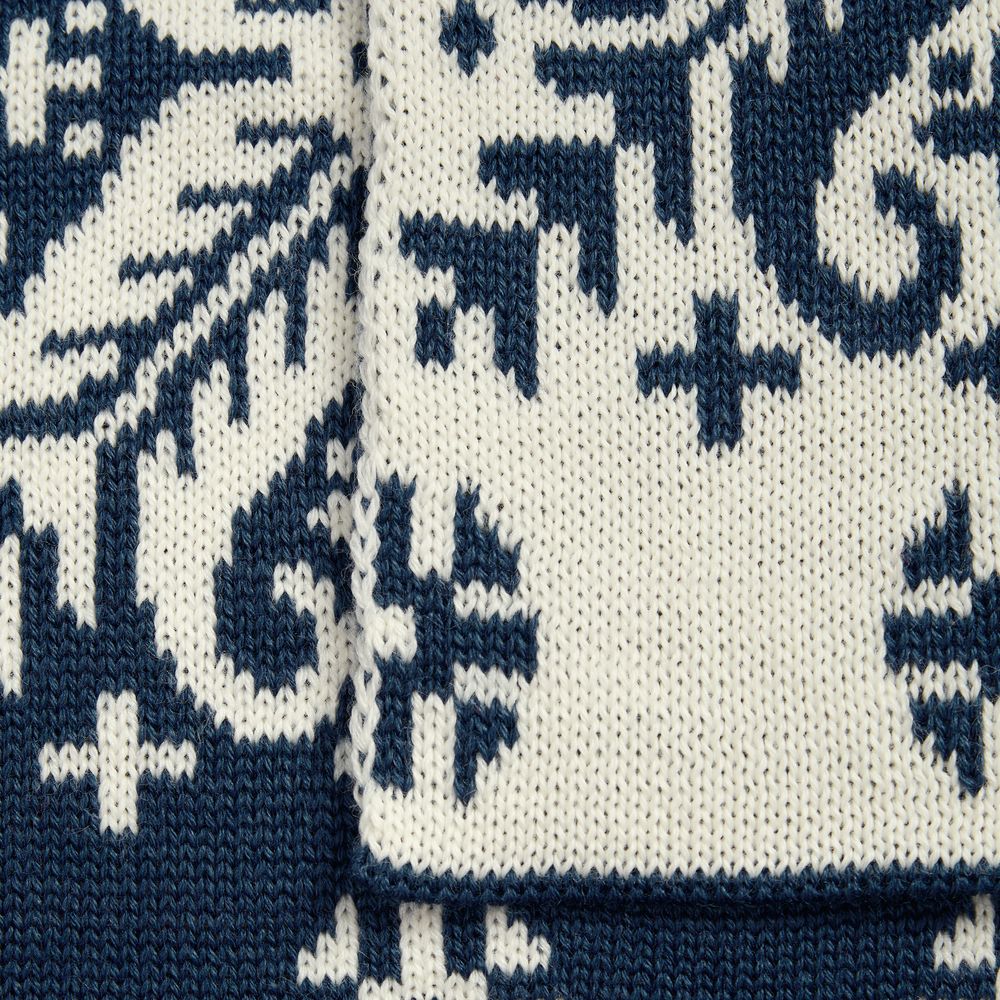 Шарф Wintertude M, синий с белым — изображение 5