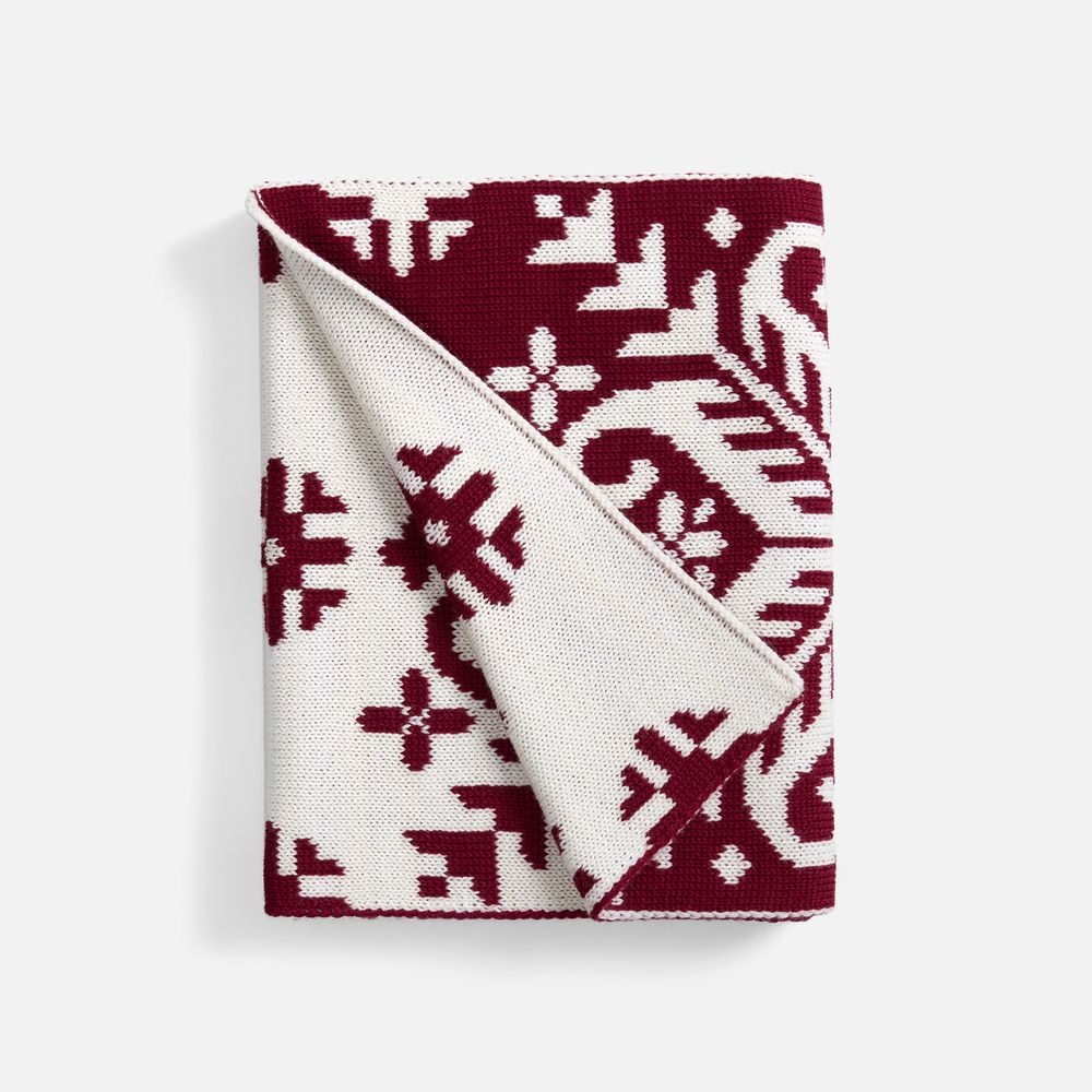 Шарф Wintertude M, красный с белым — изображение 3