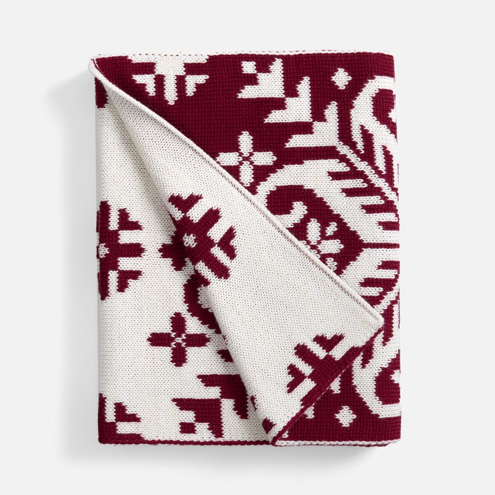 Шарф Wintertude L, красный с белым — изображение 3