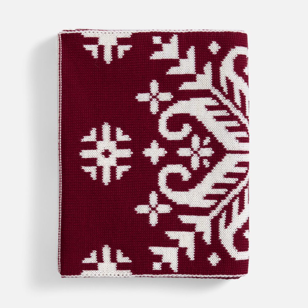 Шарф Wintertude L, красный с белым — изображение 4