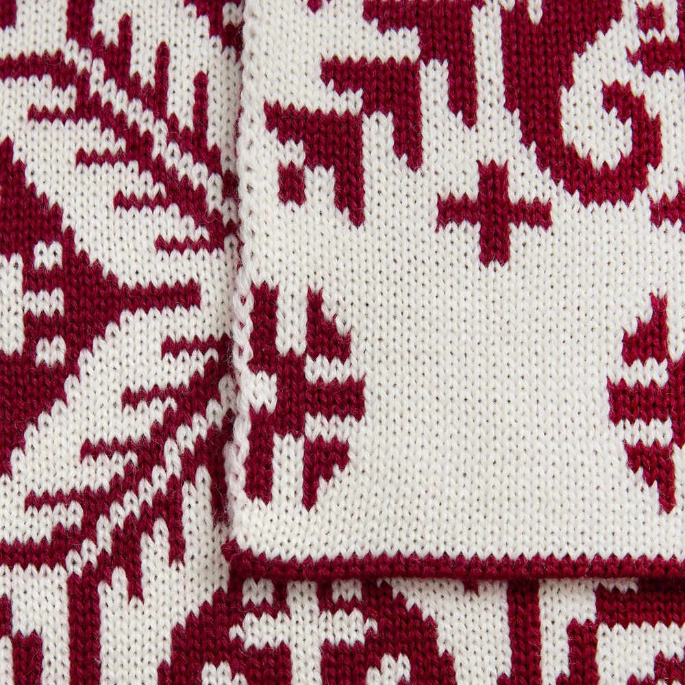 Шарф Wintertude L, красный с белым — изображение 5