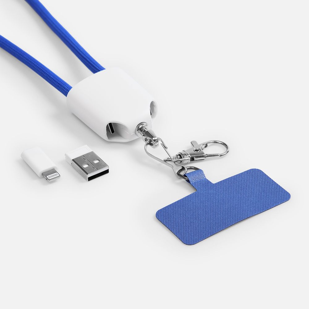 Кабель-ланьярд energyFlex Pro, синий — изображение 7