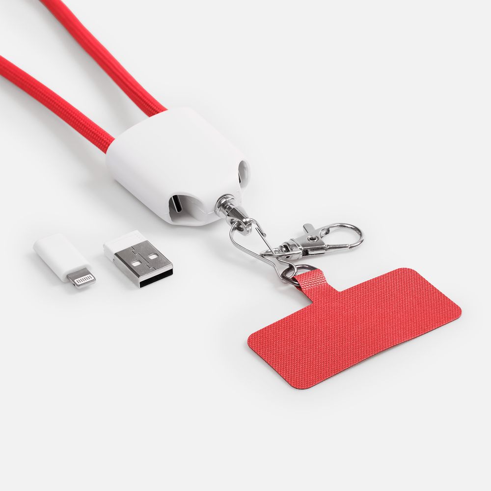 Кабель-ланьярд energyFlex Pro, красный — изображение 7