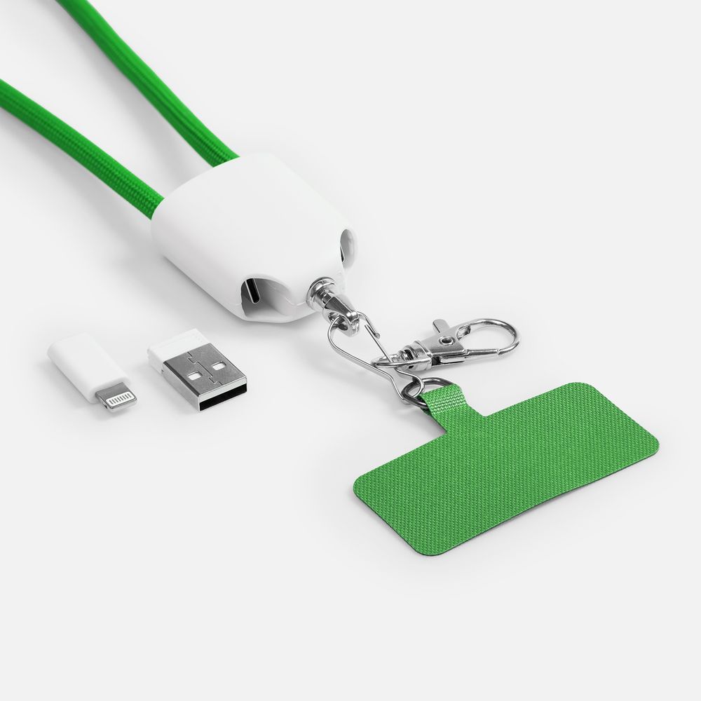 Кабель-ланьярд energyFlex Pro, зеленый — изображение 7