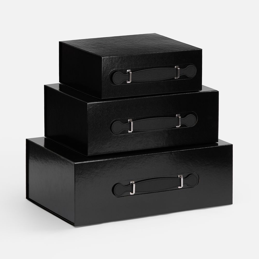 Коробка складная Holdfold, M, черная — изображение 8