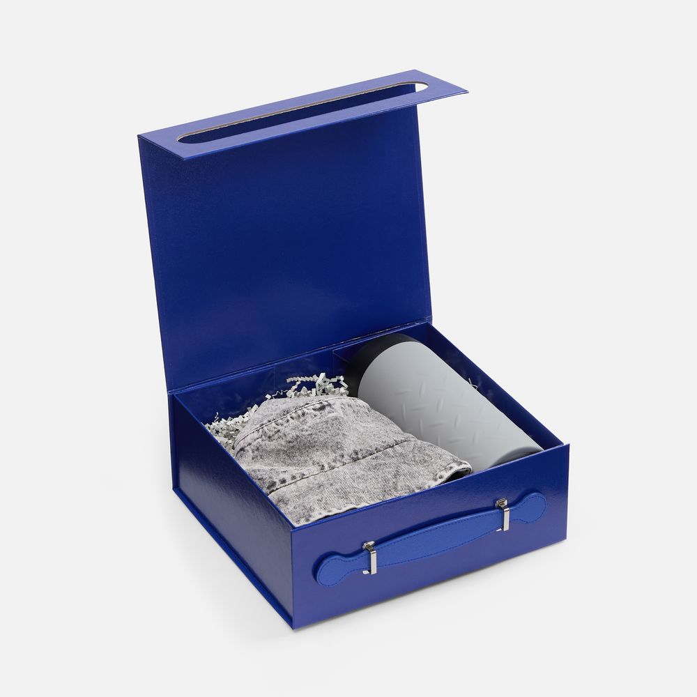 Коробка складная Holdfold, S, синяя — изображение 3