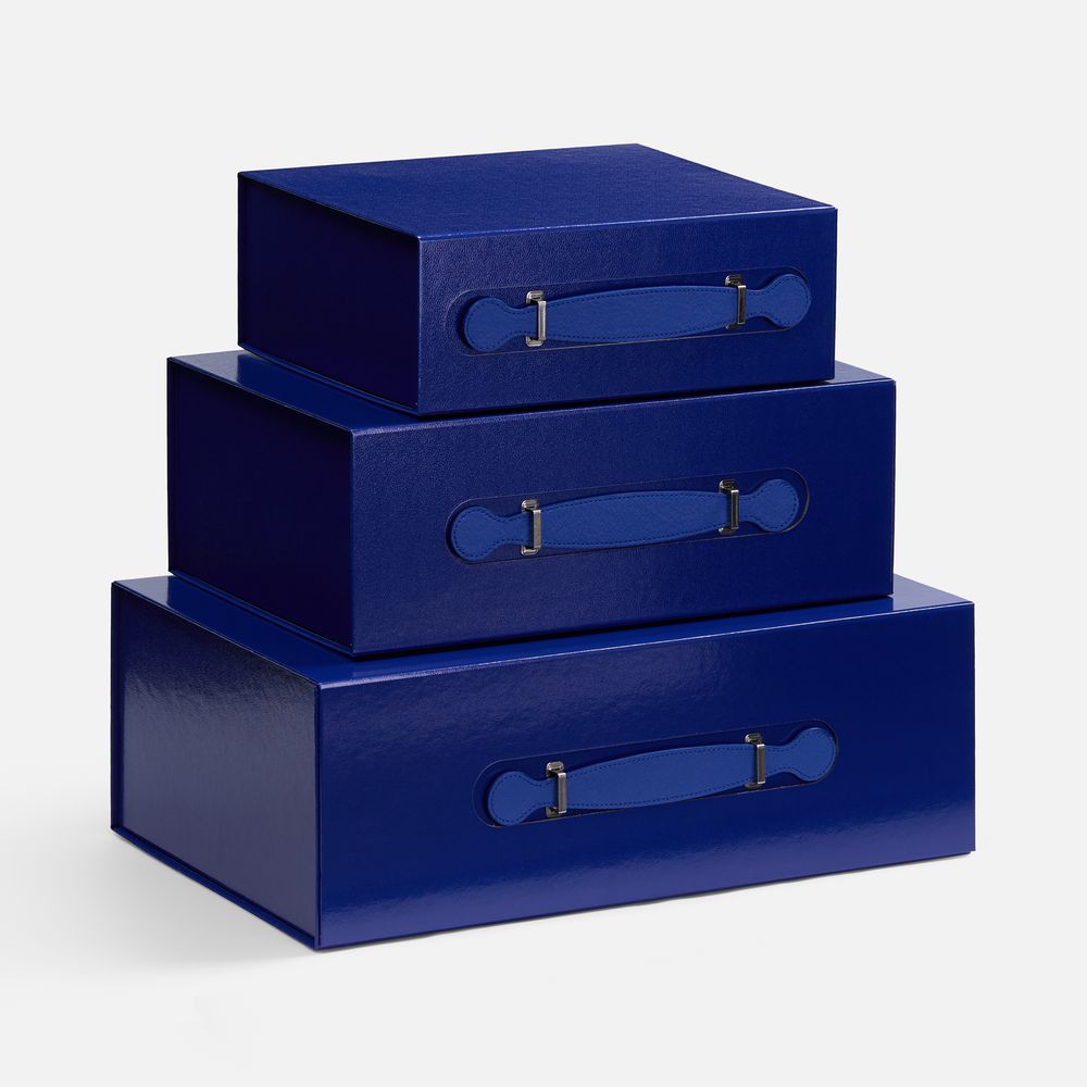 Коробка складная Holdfold, M, синяя — изображение 8