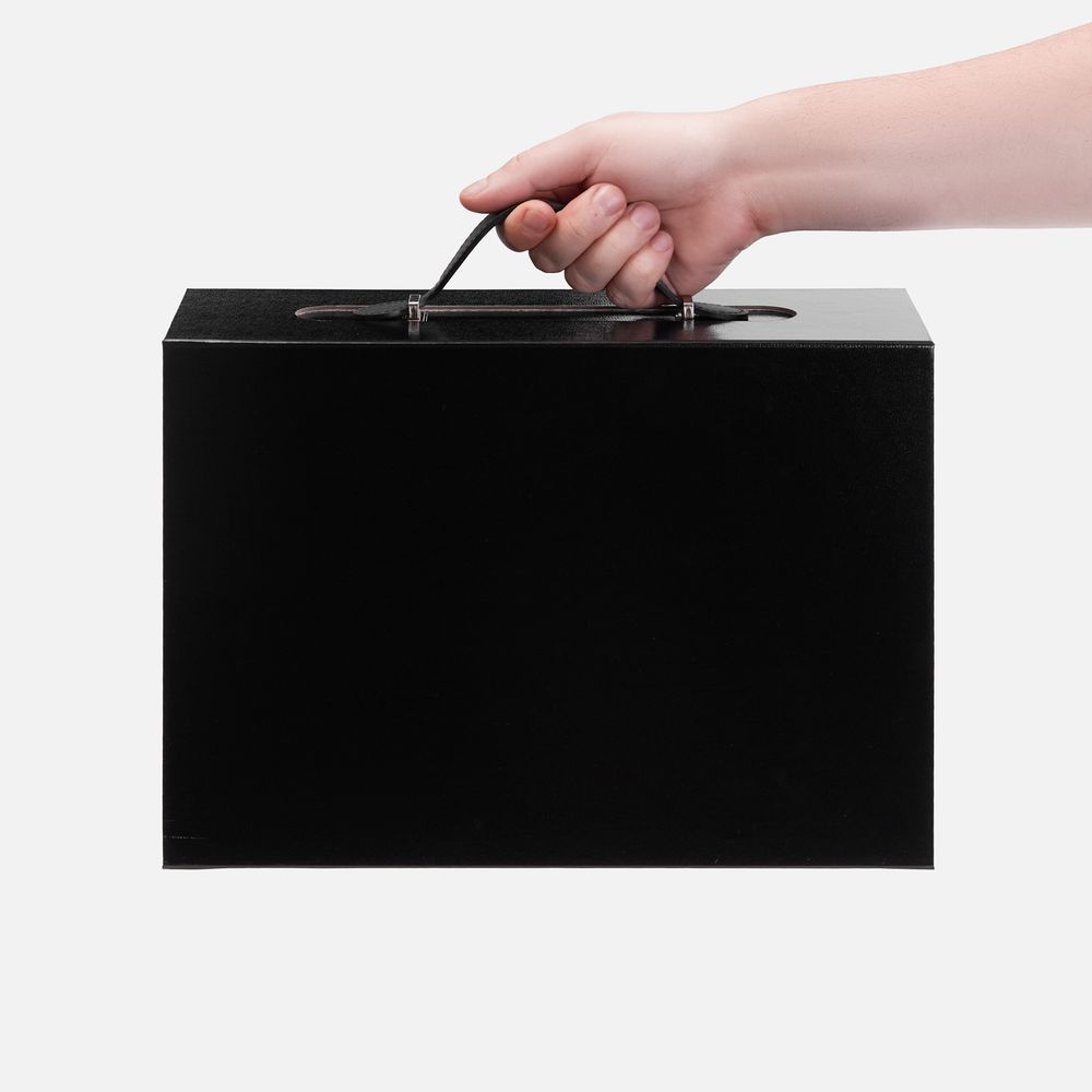 Коробка складная Holdfold, M, черная — изображение 6