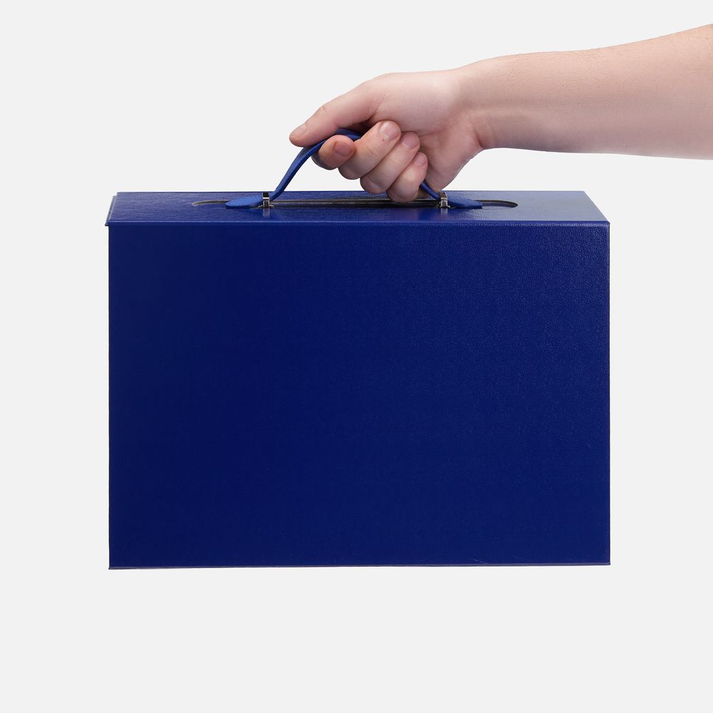 Коробка складная Holdfold, M, синяя — изображение 6