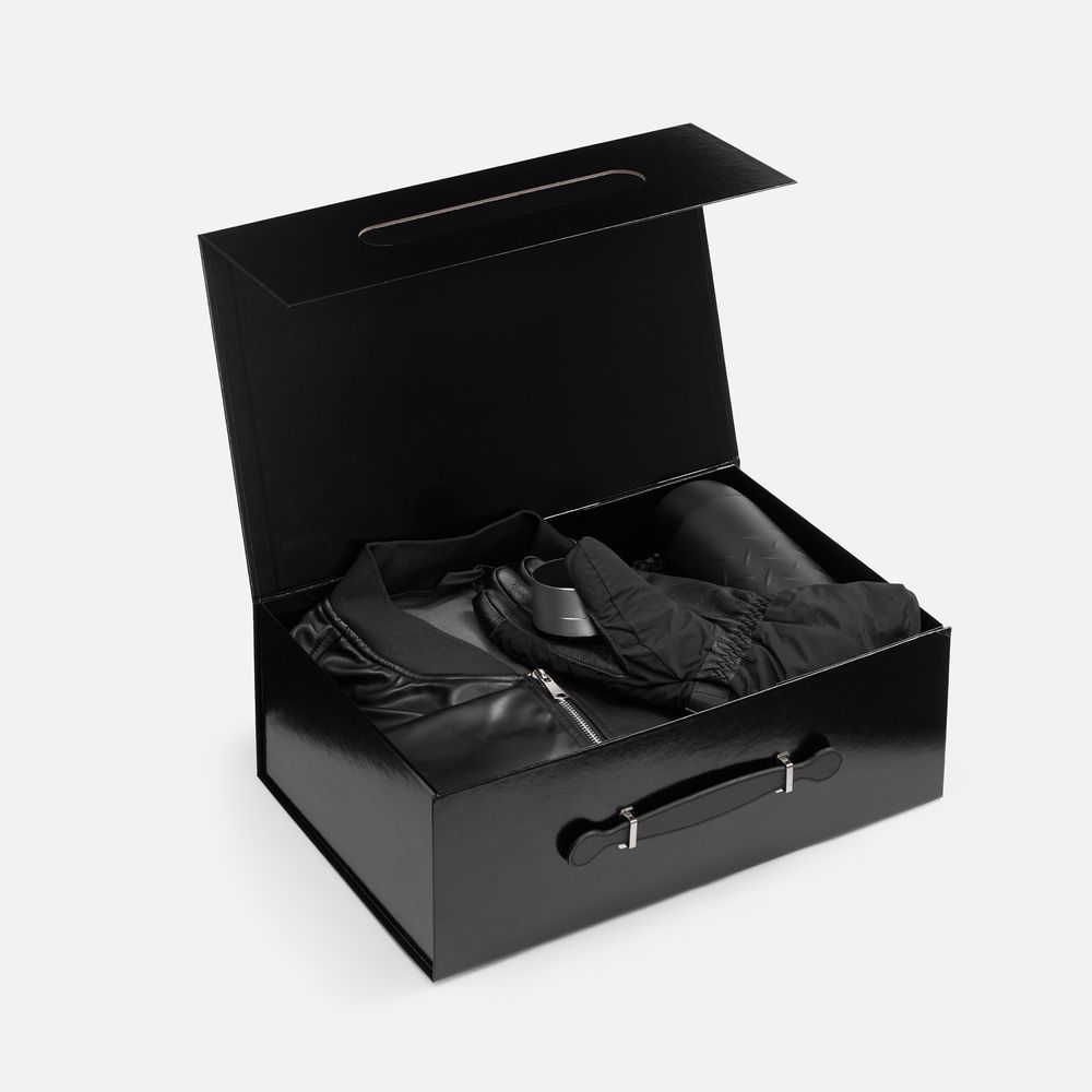 Коробка складная Holdfold, L, черная — изображение 3