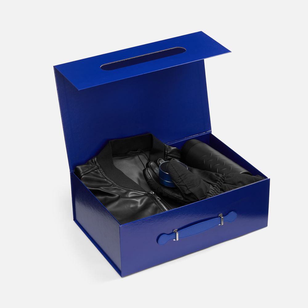 Коробка складная Holdfold, L, синяя — изображение 3